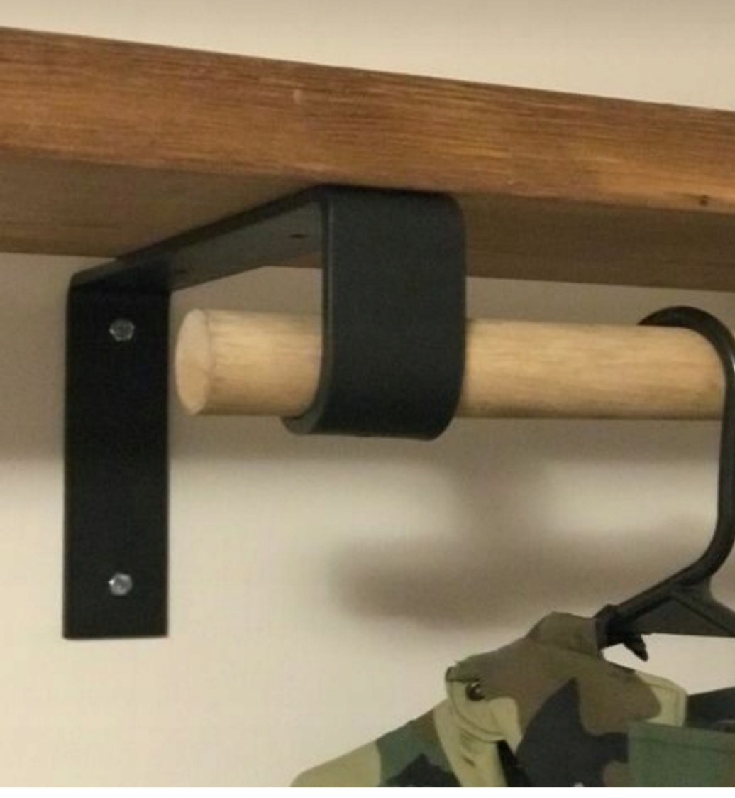 Wspornik półki Loft pod wałek 20cm - obrazek 3