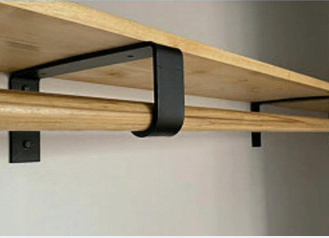 Wspornik półki Loft pod wałek 20cm